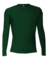 Badger Men's 4605 Pro-Compression Long-Sleeve Crew Shirt Badger