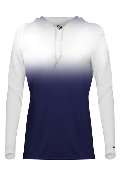 Badger Women's Ombre Hooded Tee Badger