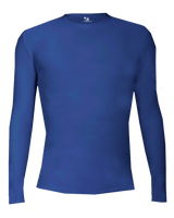 Badger Men's 4605 Pro-Compression Long-Sleeve Crew Shirt Badger