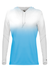 Badger Women's Ombre Hooded Tee Badger
