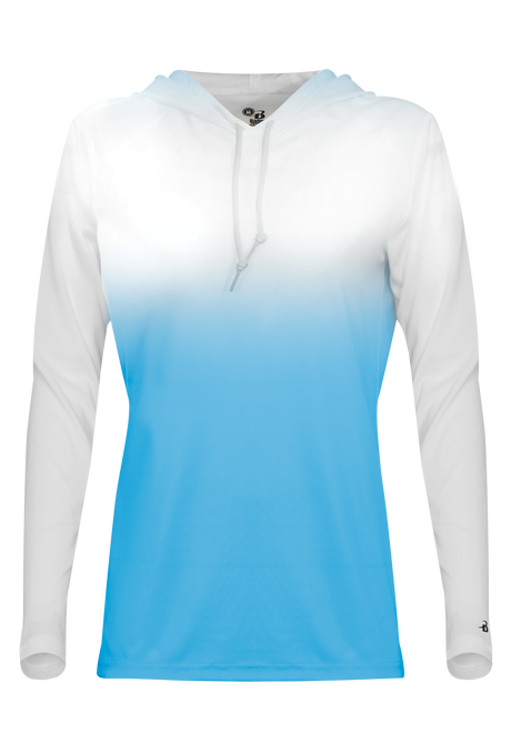Badger Women's Ombre Hooded Tee Badger