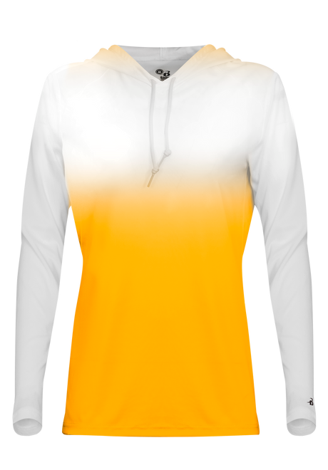Badger Women's Ombre Hooded Tee Badger