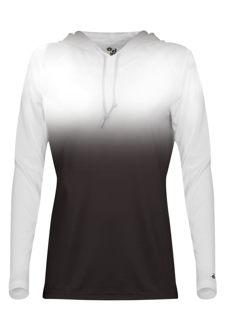 Badger Women's Ombre Hooded Tee Badger