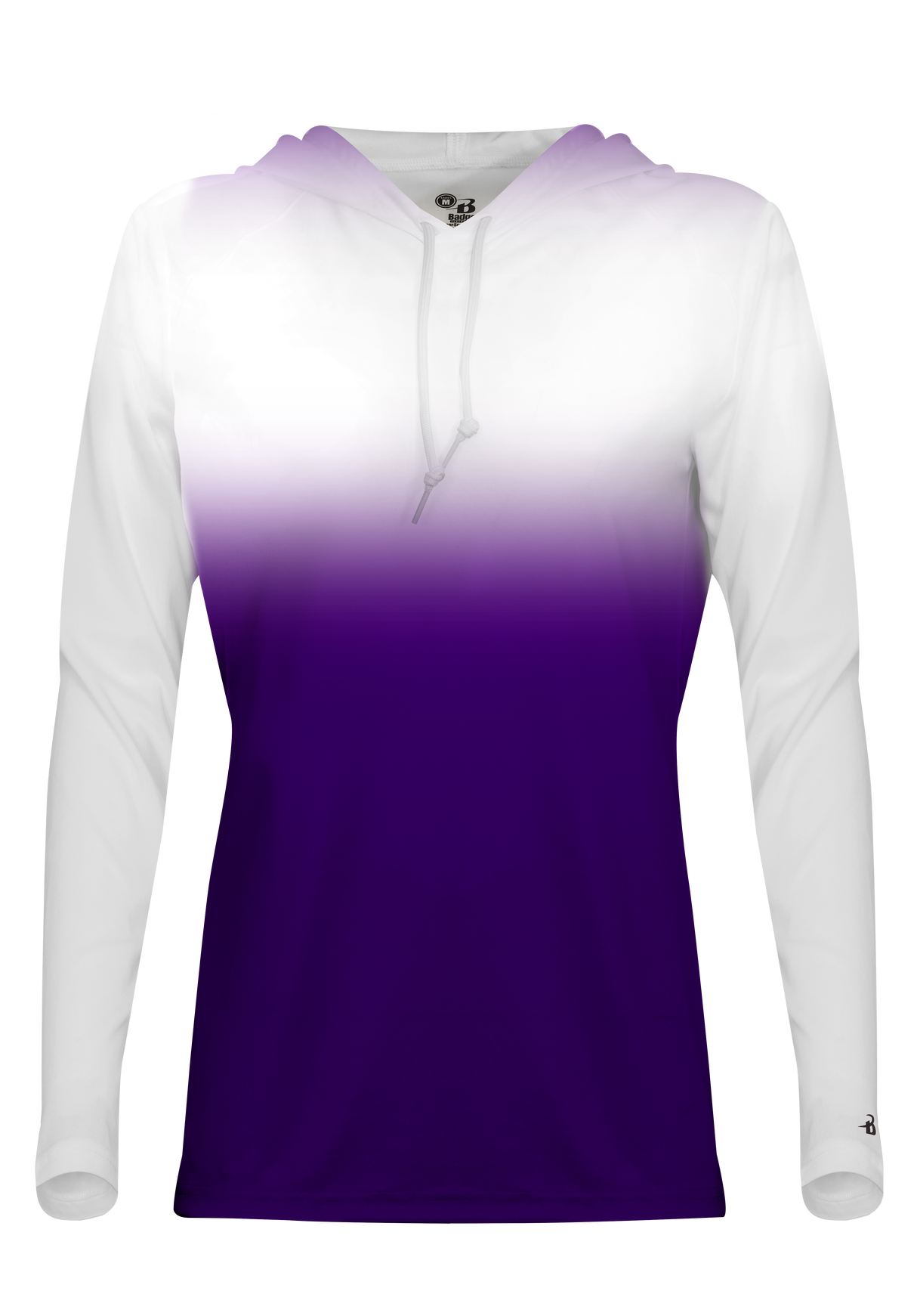 Badger Women's Ombre Hooded Tee Badger