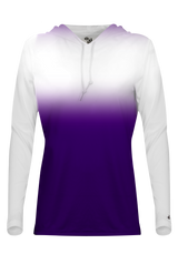 Badger Women's Ombre Hooded Tee Badger