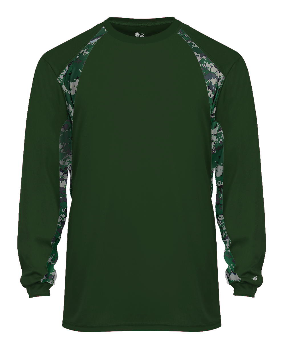 Badger Men's Digital Hook Long-Sleeve Tee Badger