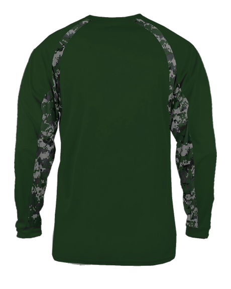 Badger Men's Digital Hook Long-Sleeve Tee Badger