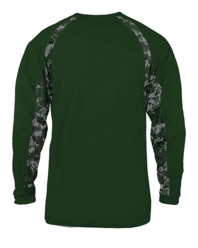 Badger Men's Digital Hook Long-Sleeve Tee