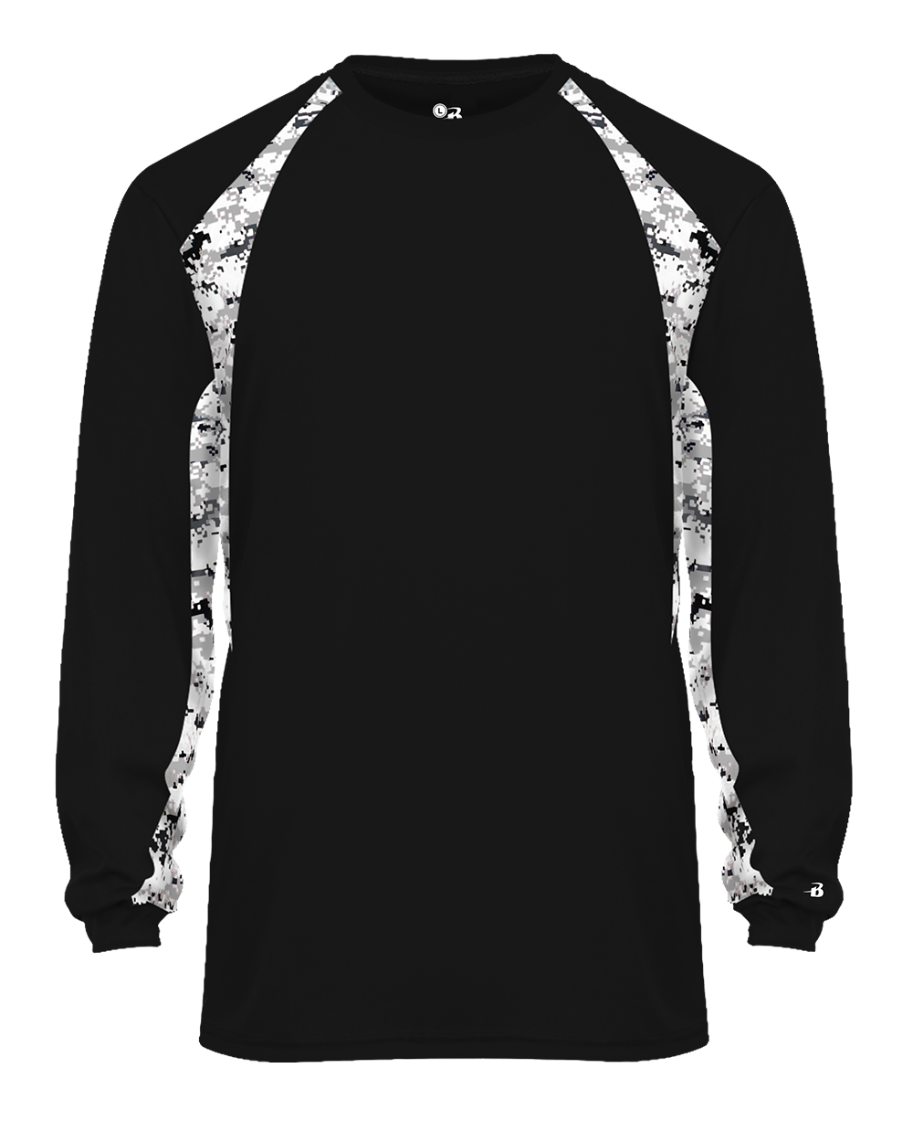 Badger Men's Digital Hook Long-Sleeve Tee Badger