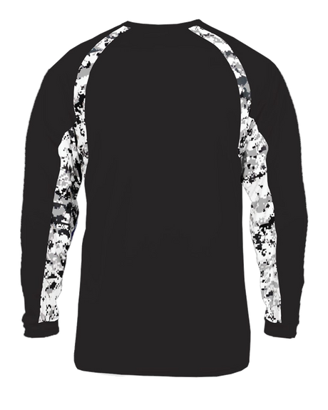 Badger Men's Digital Hook Long-Sleeve Tee Badger