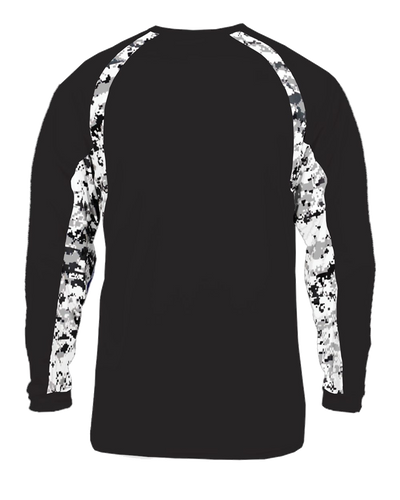 Badger Men's Digital Hook Long-Sleeve Tee