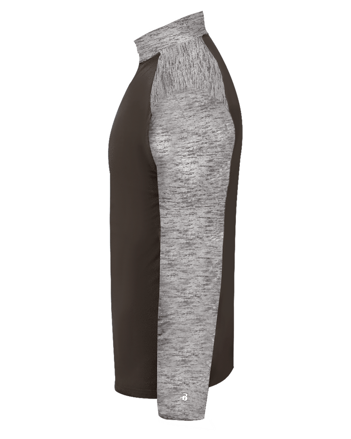Badger Men's Sport Tonal Blend 1/4 Zip Badger