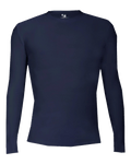 Badger Men's 4605 Pro-Compression Long-Sleeve Crew Shirt Badger