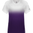 Badger 4207 Women's Ombre V-Neck Tee Badger
