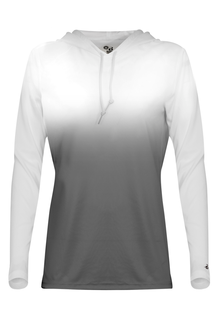 Badger Women's Ombre Hooded Tee Badger