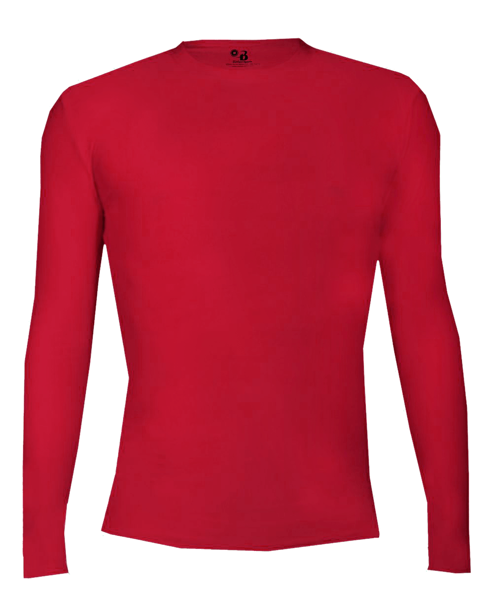 Badger Men's 4605 Pro-Compression Long-Sleeve Crew Shirt Badger