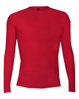 Badger Men's 4605 Pro-Compression Long-Sleeve Crew Shirt Badger