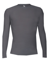 Badger Men's 4605 Pro-Compression Long-Sleeve Crew Shirt Badger