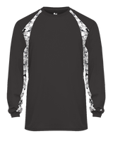 Badger Men's Digital Hook Long-Sleeve Tee Badger