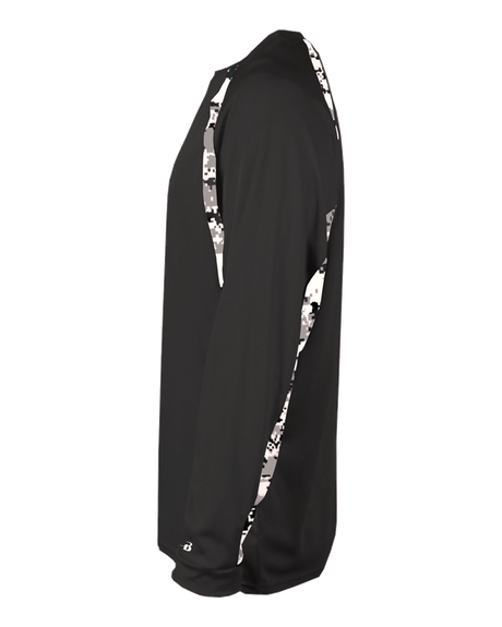 Badger Men's Digital Hook Long-Sleeve Tee Badger
