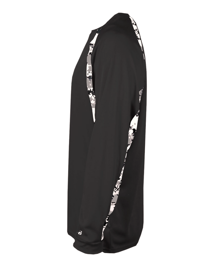 Badger Men's Digital Hook Long-Sleeve Tee Badger