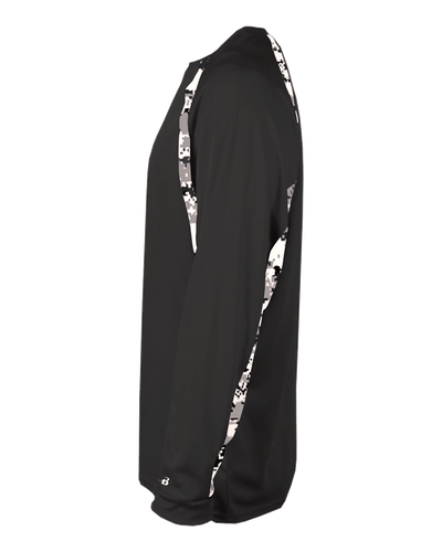Badger Men's Digital Hook Long-Sleeve Tee