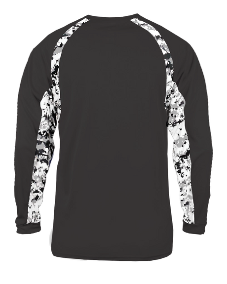 Badger Men's Digital Hook Long-Sleeve Tee Badger