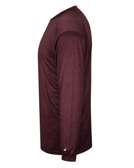 Badger Men's Pro Heather Long-Sleeve Tee Badger