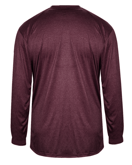 Badger Men's Pro Heather Long-Sleeve Tee Badger