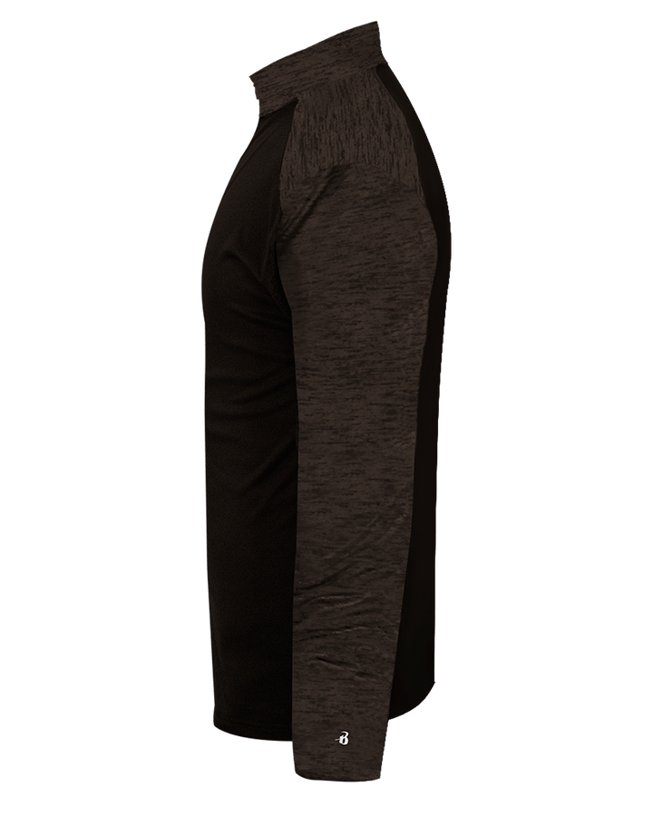 Badger Men's Sport Tonal Blend 1/4 Zip Badger