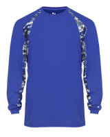Badger Men's Digital Hook Long-Sleeve Tee Badger