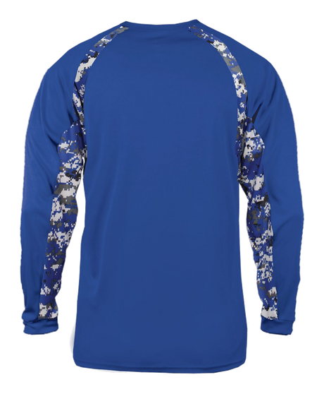 Badger Men's Digital Hook Long-Sleeve Tee Badger
