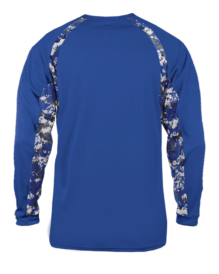 Badger Men's Digital Hook Long-Sleeve Tee Badger