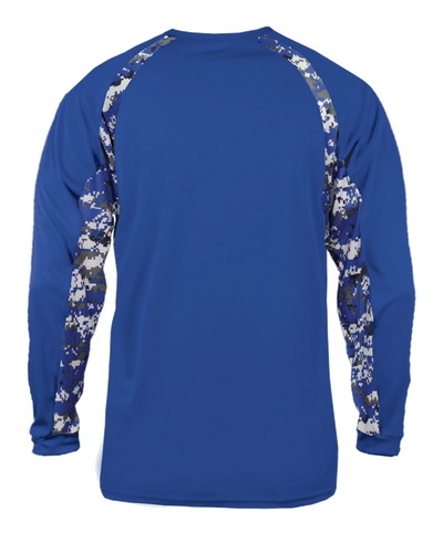 Badger Men's Digital Hook Long-Sleeve Tee