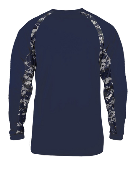 Badger Men's Digital Hook Long-Sleeve Tee Badger
