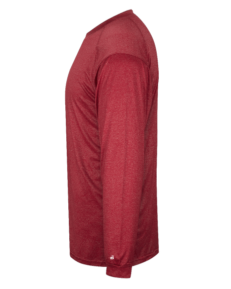 Badger Men's Pro Heather Long-Sleeve Tee Badger