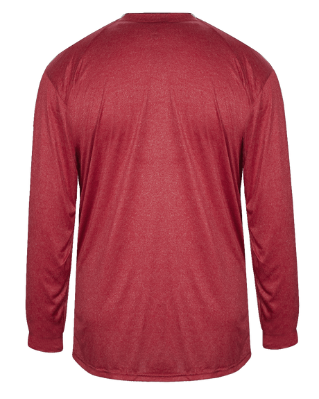 Badger Men's Pro Heather Long-Sleeve Tee Badger