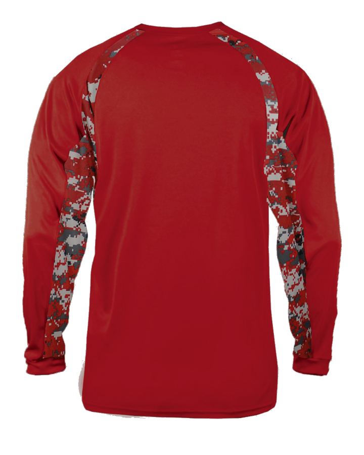 Badger Men's Digital Hook Long-Sleeve Tee Badger
