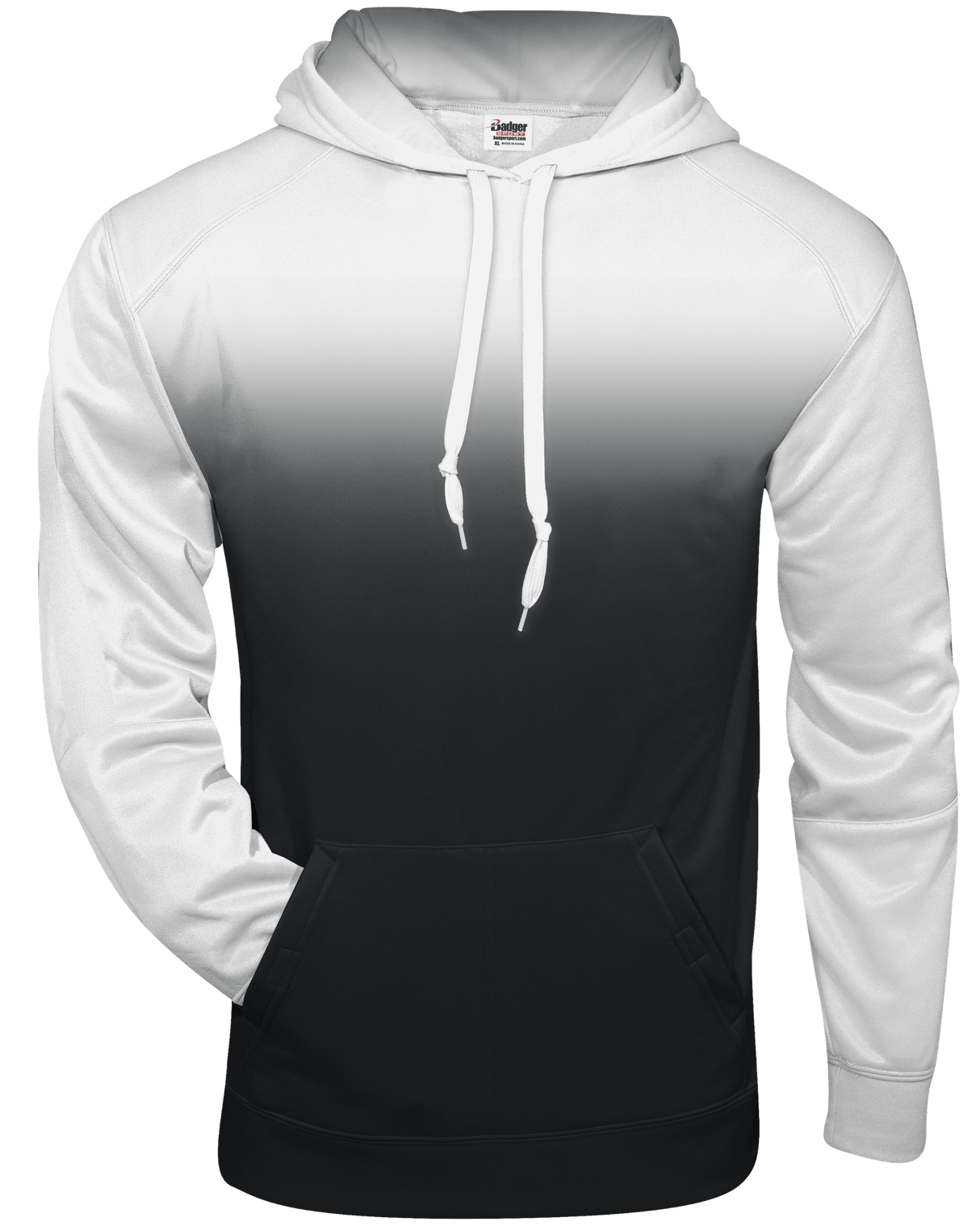 Badger Men's Ombre Hooded Sweatshirt Badger