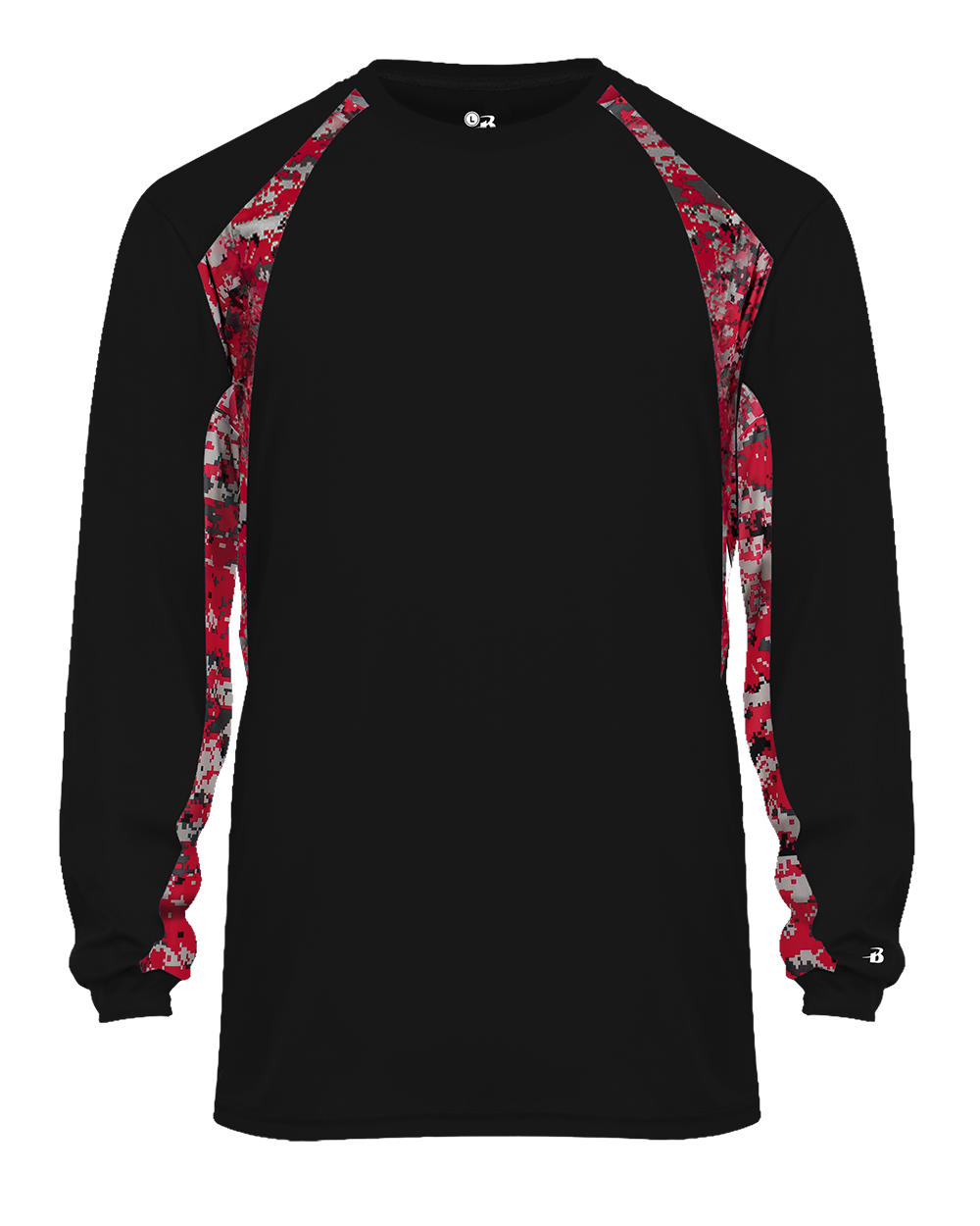 Badger Men's Digital Hook Long-Sleeve Tee Badger