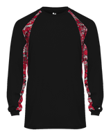 Badger Men's Digital Hook Long-Sleeve Tee Badger