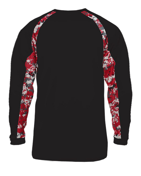Badger Men's Digital Hook Long-Sleeve Tee Badger