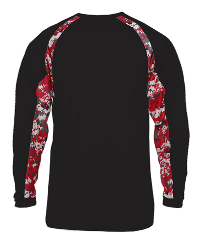 Badger Men's Digital Hook Long-Sleeve Tee