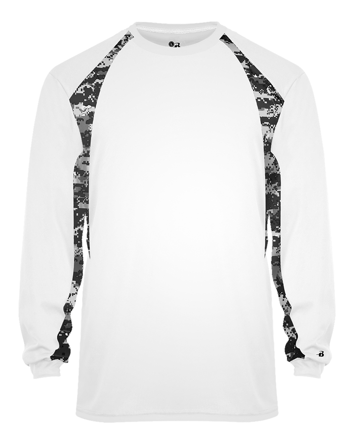 Badger Men's Digital Hook Long-Sleeve Tee Badger