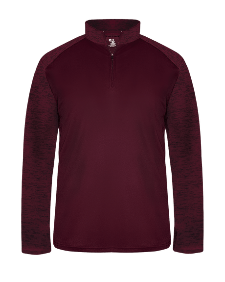 Badger Men's Sport Tonal Blend 1/4 Zip Badger