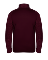 Badger Men's Sport Tonal Blend 1/4 Zip Badger