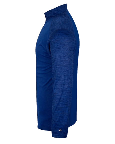 Badger Men's Sport Tonal Blend 1/4 Zip Badger