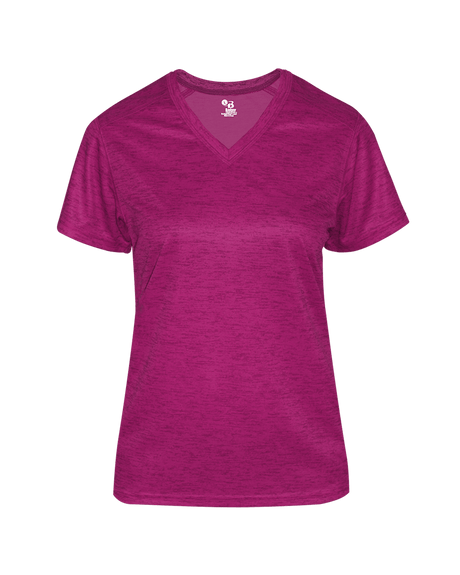 Badger Women's Tonal Blend V-Neck Tee Badger