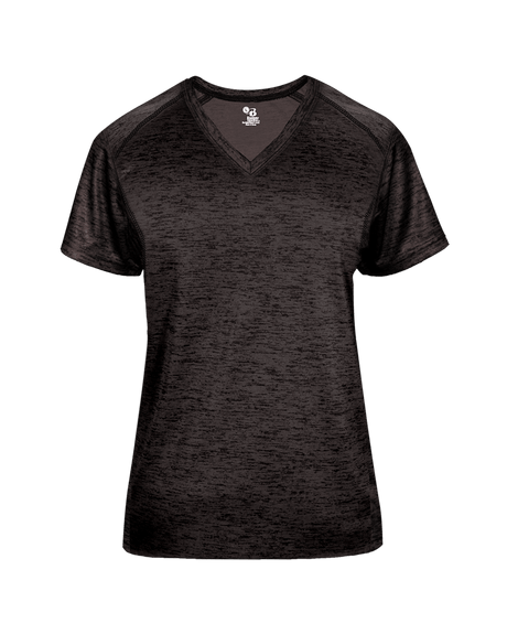 Badger Women's Tonal Blend V-Neck Tee Badger