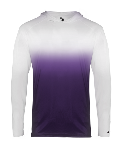 Badger Youth Ombre Hooded Tee Badger